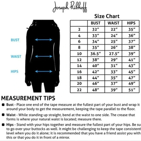 Joseph Ribkoff Denim Medium Blue High-Rise Bootcut Jeans SZ 8/29 - Picture 8 of 8